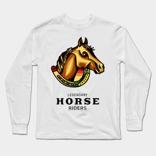 Legendary Vintage Horse Riders Long Sleeve T-Shirt